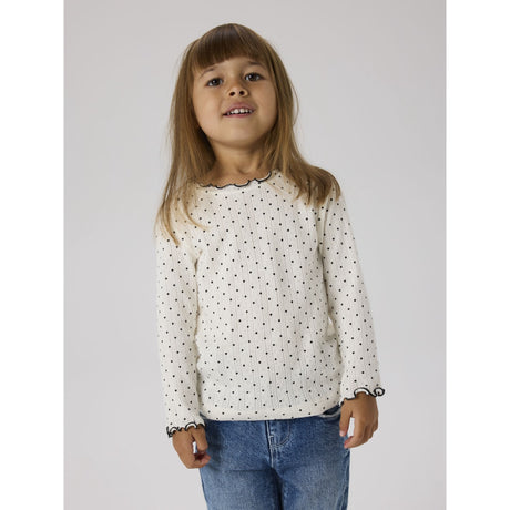 Name It Cloud Dancer Nmftania Ls Slim Top