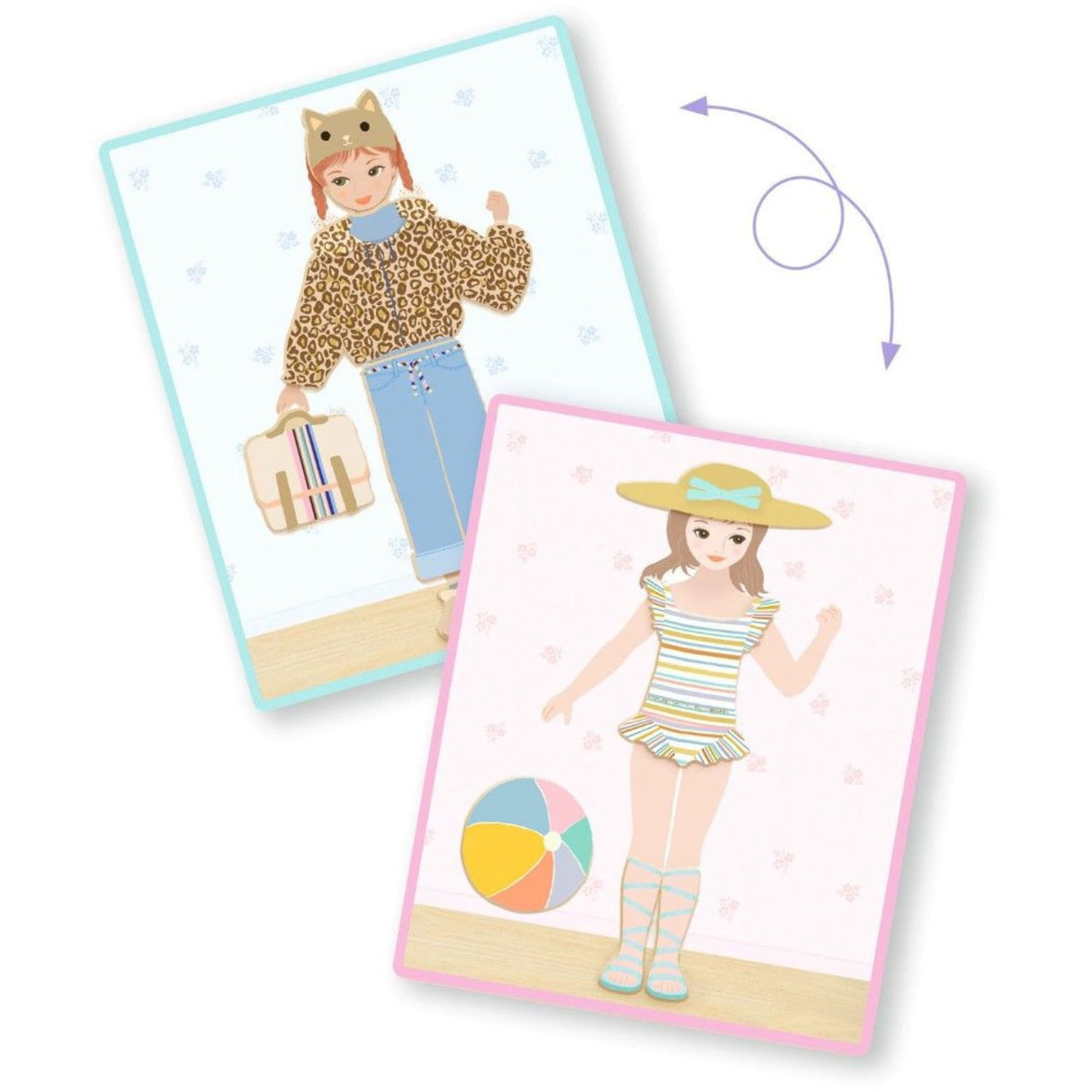 Djeco Inzebox Magnet Leg, Påklædning