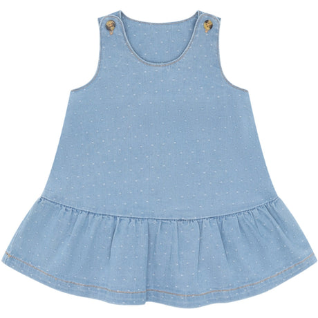 Hust & Claire Blue Denim Kis Dotty