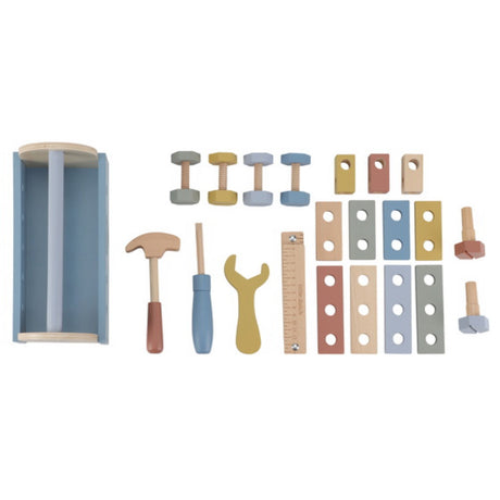 Little Dutch Blue Wooden Toolbox