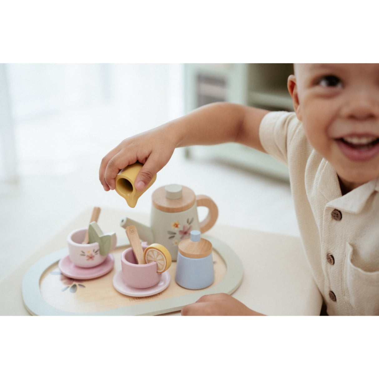 Little Dutch Multi Wooden Tea Set