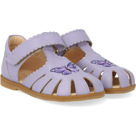 Angulus Sandal Med Lukket Tå Og Sommerfugl