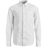 Jack & Jones Junior White Jjeoxford Shirt L/S Noos Jnr