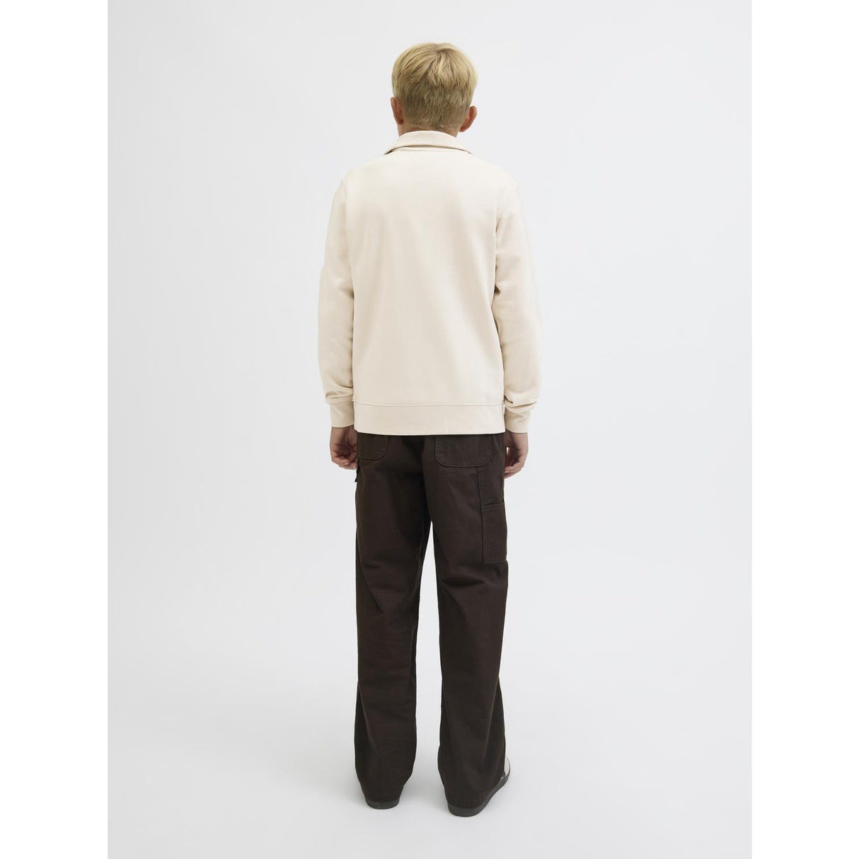 Jack & Jones Junior Moonbeam Jjesoho Sweat Quarter Zip Hn Noos Jnr