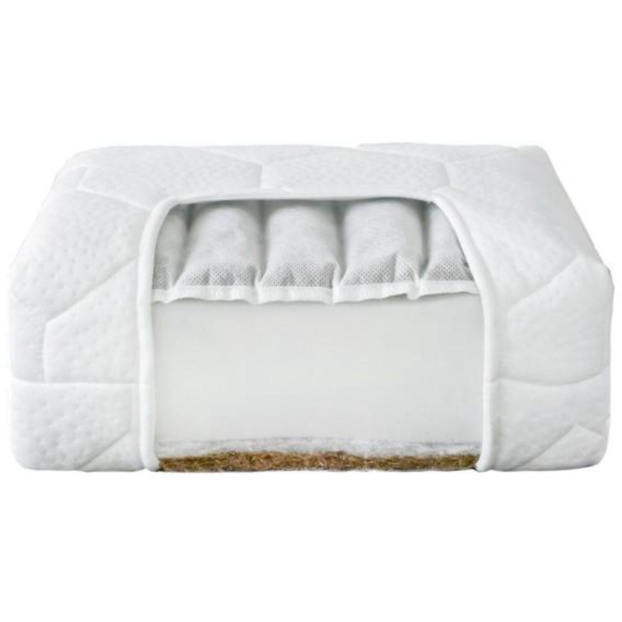 Nordbaby White PREMIUM 2-sided Coconut And Buckwheat Mattress