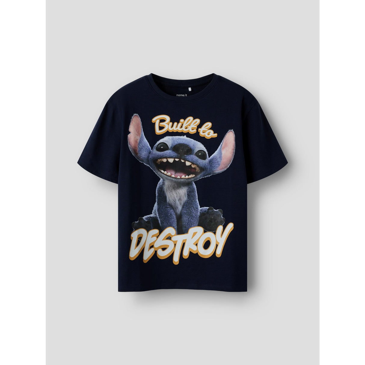 Name It Navy Blazer Nkmnila Stitch Nreg Ss Top Box Lnoos Wdi