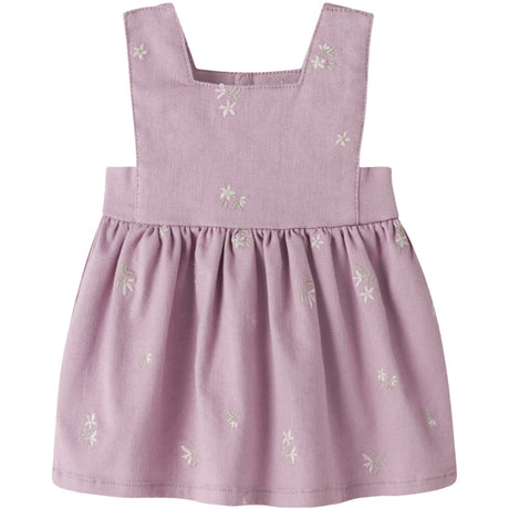 Name It Dawn Pink Flower Emb Nbfscarlet Twi Skirtall 5014-Yf