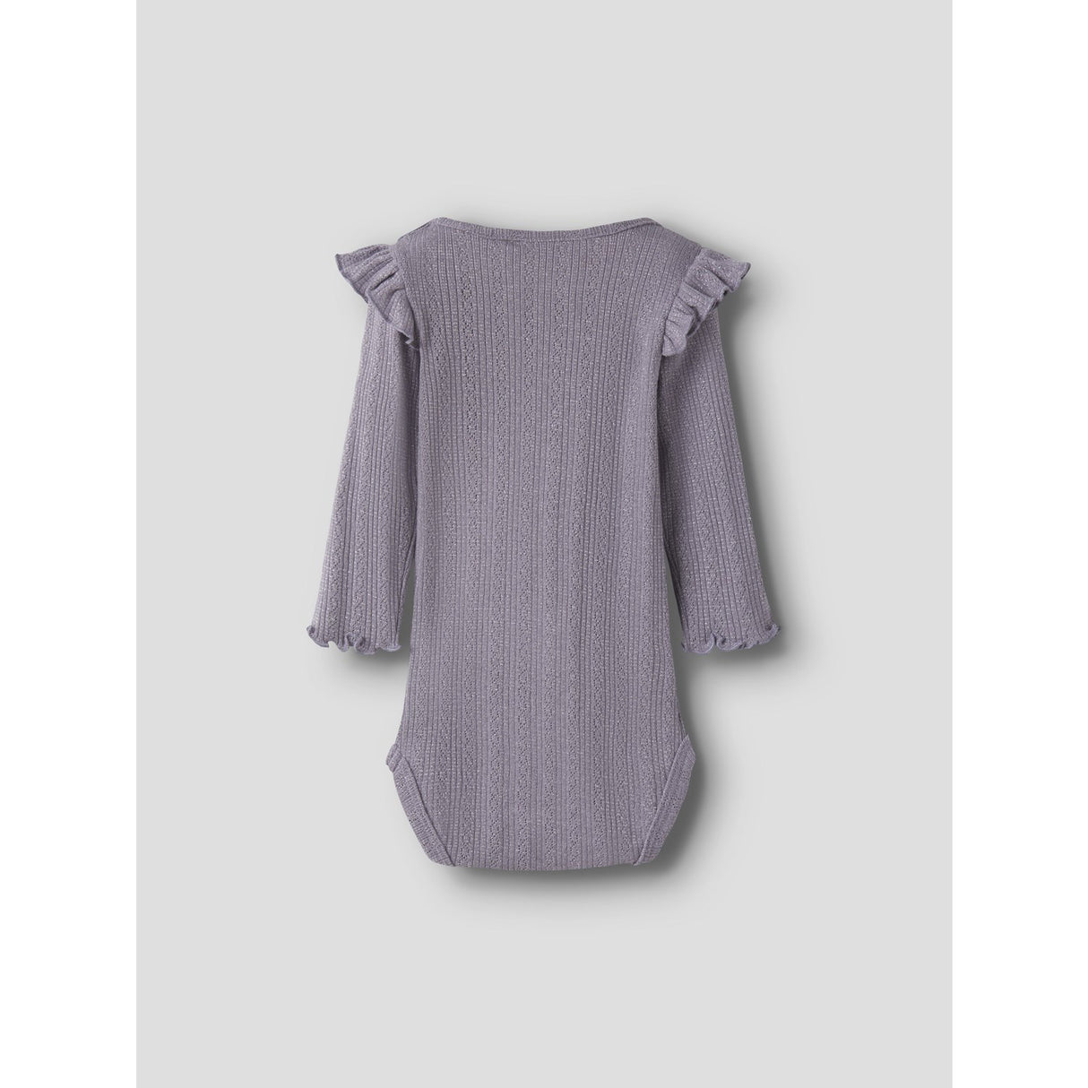Name It Lavender Gray Melange Nbfblitta Ls Body