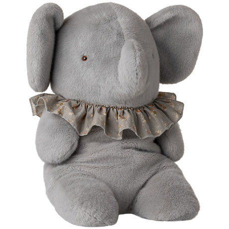 Maileg Plyselefant, Stor - Blå/grå
