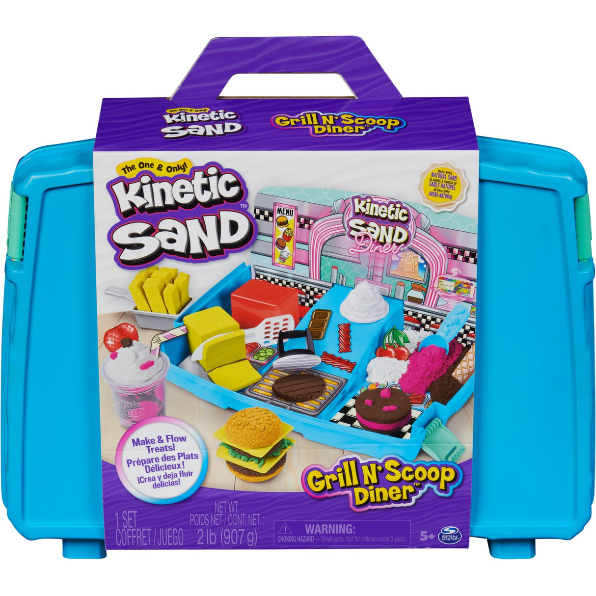 Kinetic Sand Diner Foldbar Sand Box