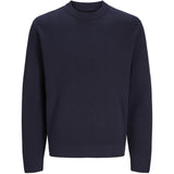 Jack & Jones Junior Night Sky Jprblamilano Stitch Knit Crew Neck Jnr