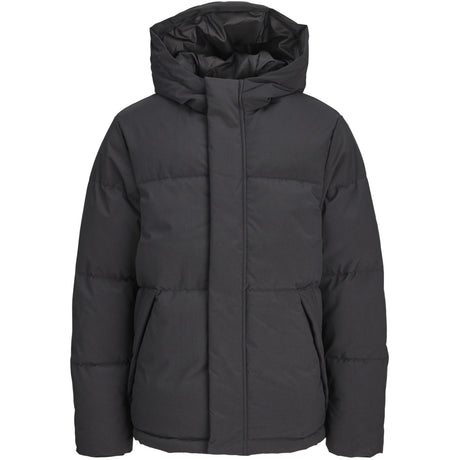Jack & Jones Junior Black Jjesoho Puffer Hood Aw26 Jnr