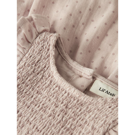 Lil'Atelier Peach Whip Nbfdembe Ls Loose Body Dress Lil