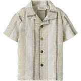 Lil'Atelier Coconut Milk Nbmfibert Ss Loose Shirt Lil