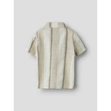 Lil'Atelier Coconut Milk Nbmfibert Ss Loose Shirt Lil