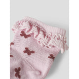 Name It Cradle Pink Nbffutterfly Socks