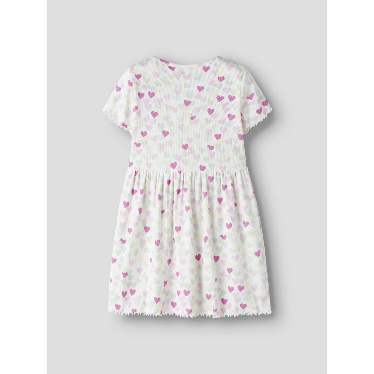 Name It Cloud Dancer Random Hearts Nmfvemia Ss Dress