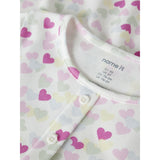 Name It Cloud Dancer Random Hearts Nmfvemia Ss Dress