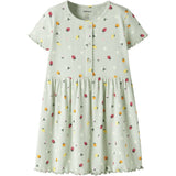 Name It Pale Aqua Fruit Flowers Nmfvemia Ss Dress
