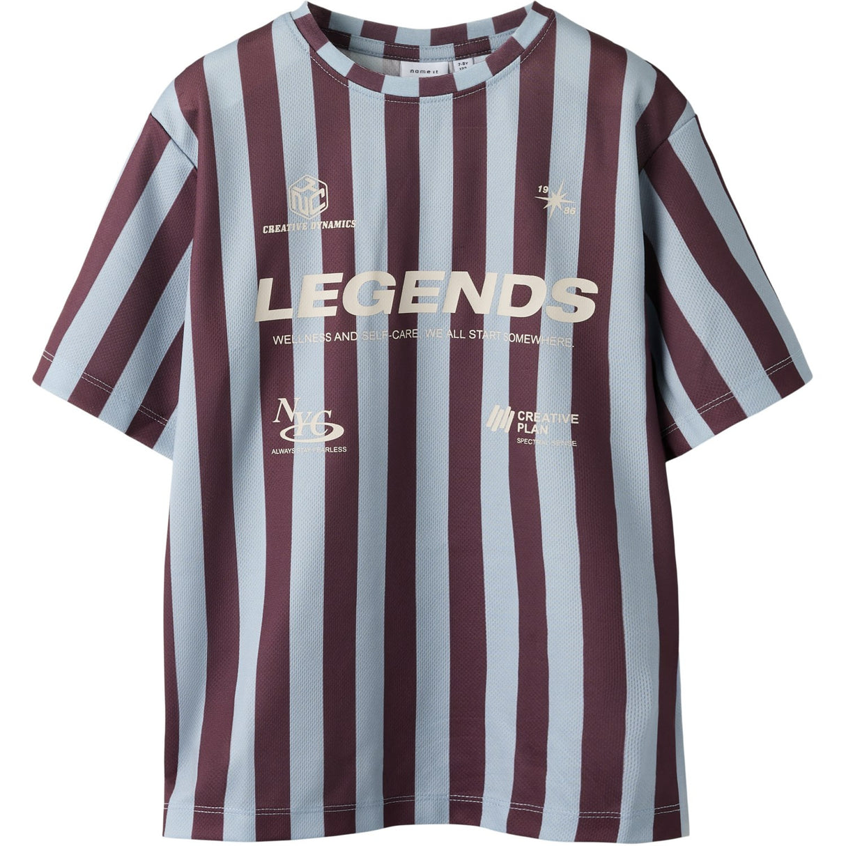 Name It Blue Fog Nkmfidur Ss Nreg Top