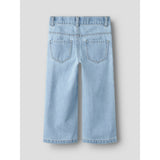 Name It Medium Blue Denim Balloons Nmfrose Wide Emb Jeans 4999-Za