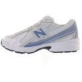 New Balance White New Balance 740 Kids Bungee Lace