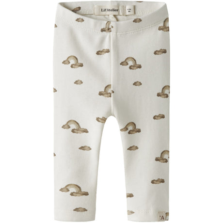 Lil'Atelier Coconut Milk Rainbow Nbnlayo Kim Slim Leggings Lil Noos