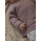 Lil'Atelier Misty Rose Nbflaguna Ls Wrap Knit Lil Noos