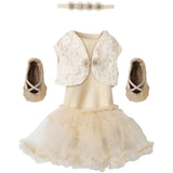 Maileg Balletdragt And Tylskørt Creme, Størrelse 3