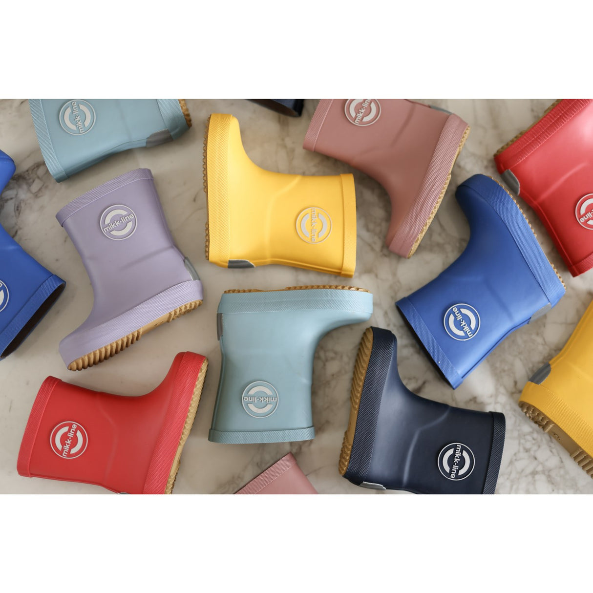 Mikk-Line Burlwood Wellies Solid - Barefoot