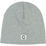 Mikk-Line Light Grey Melange Cotton Hat - Solid