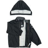 Mikk-Line Dark Navy Pu Rain Set W. Susp.