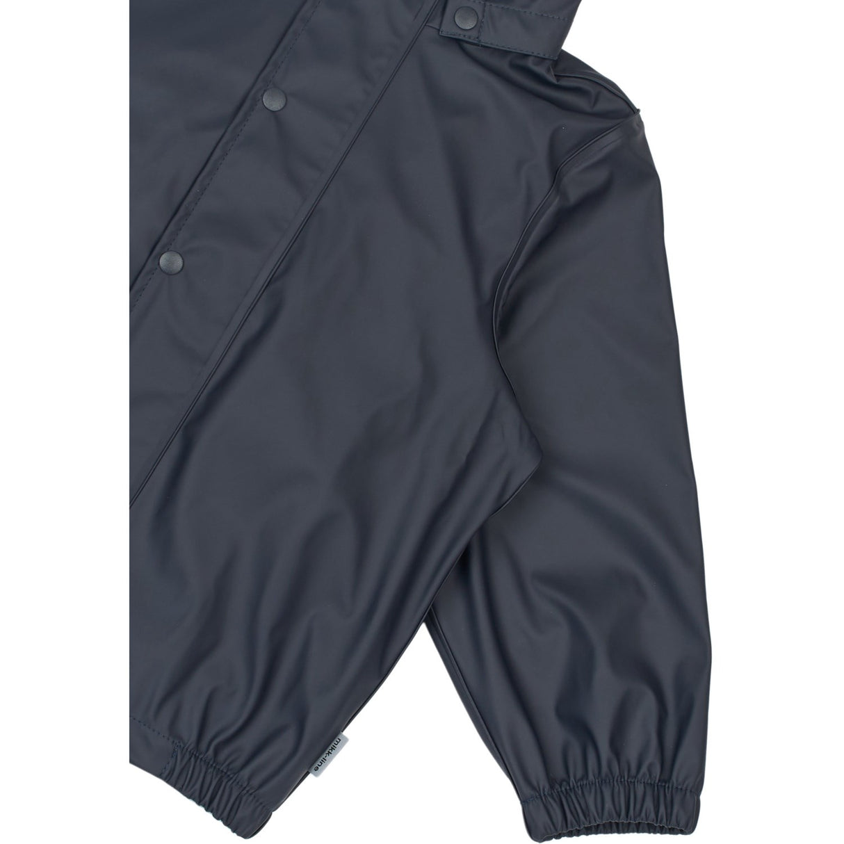 Mikk-Line Dark Navy Pu Rain Set W/O Susp.