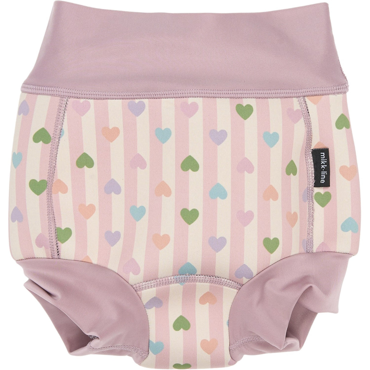 Mikk-Line Heart AOP Swim Baby Pant Frill AOP