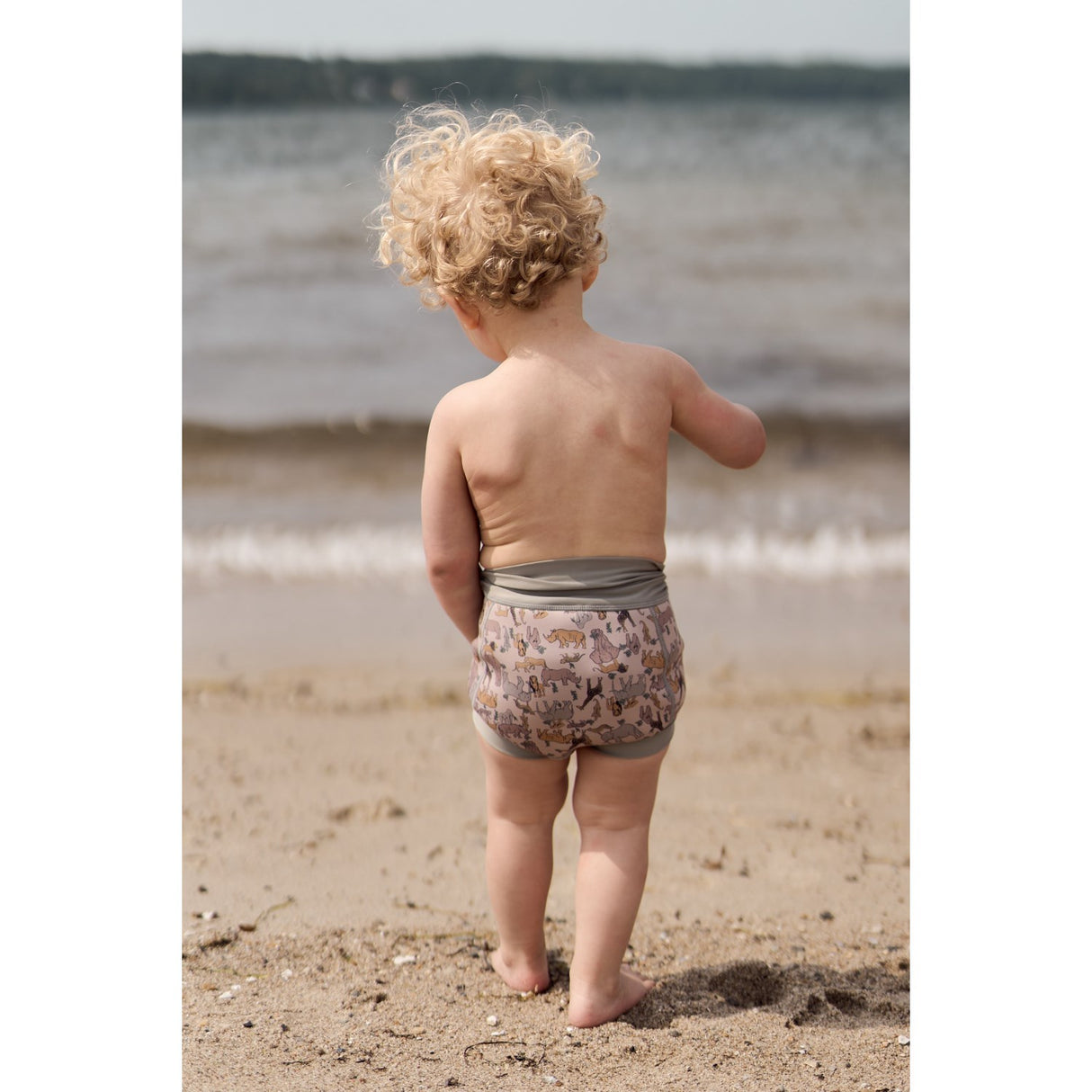Mikk-Line Zoo AOP Swim Baby Pant AOP