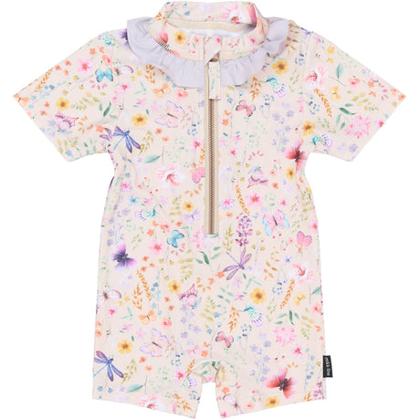 Mikk-Line Butterfly AOP Swim Suit Uv Frill AOP