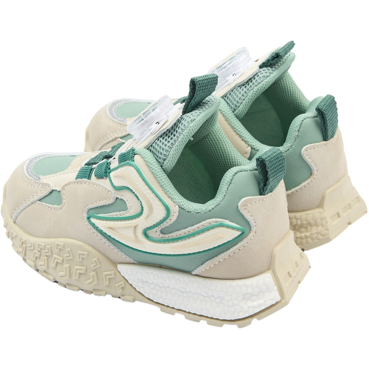 Mikk-Line Green Milieu Sneakers With Spin