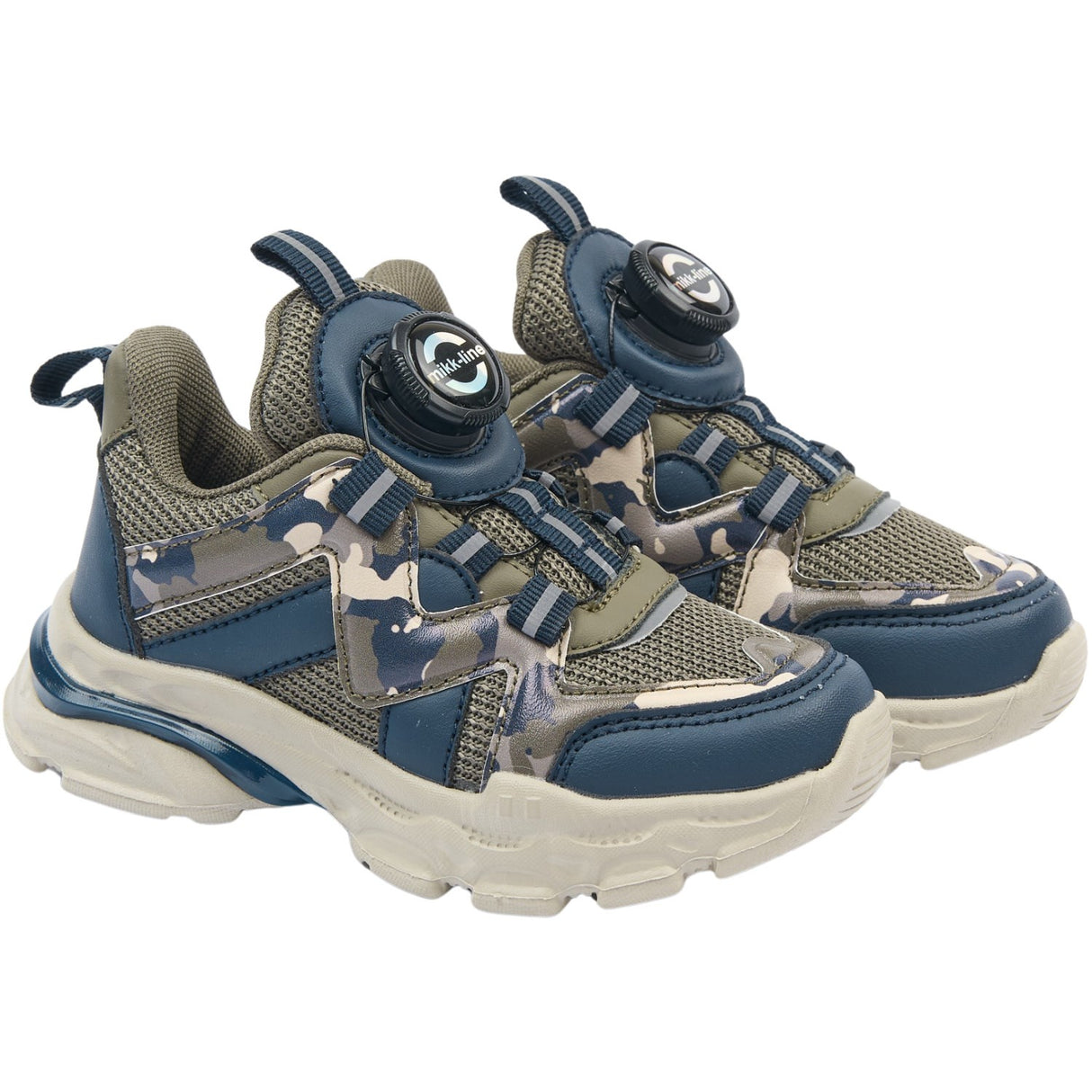 Mikk-Line Dusty Olive Sneakers With Spin