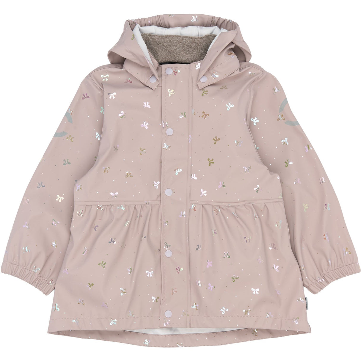 Mikk-Line Bow Foil AOP Pu Glitter Rain Set