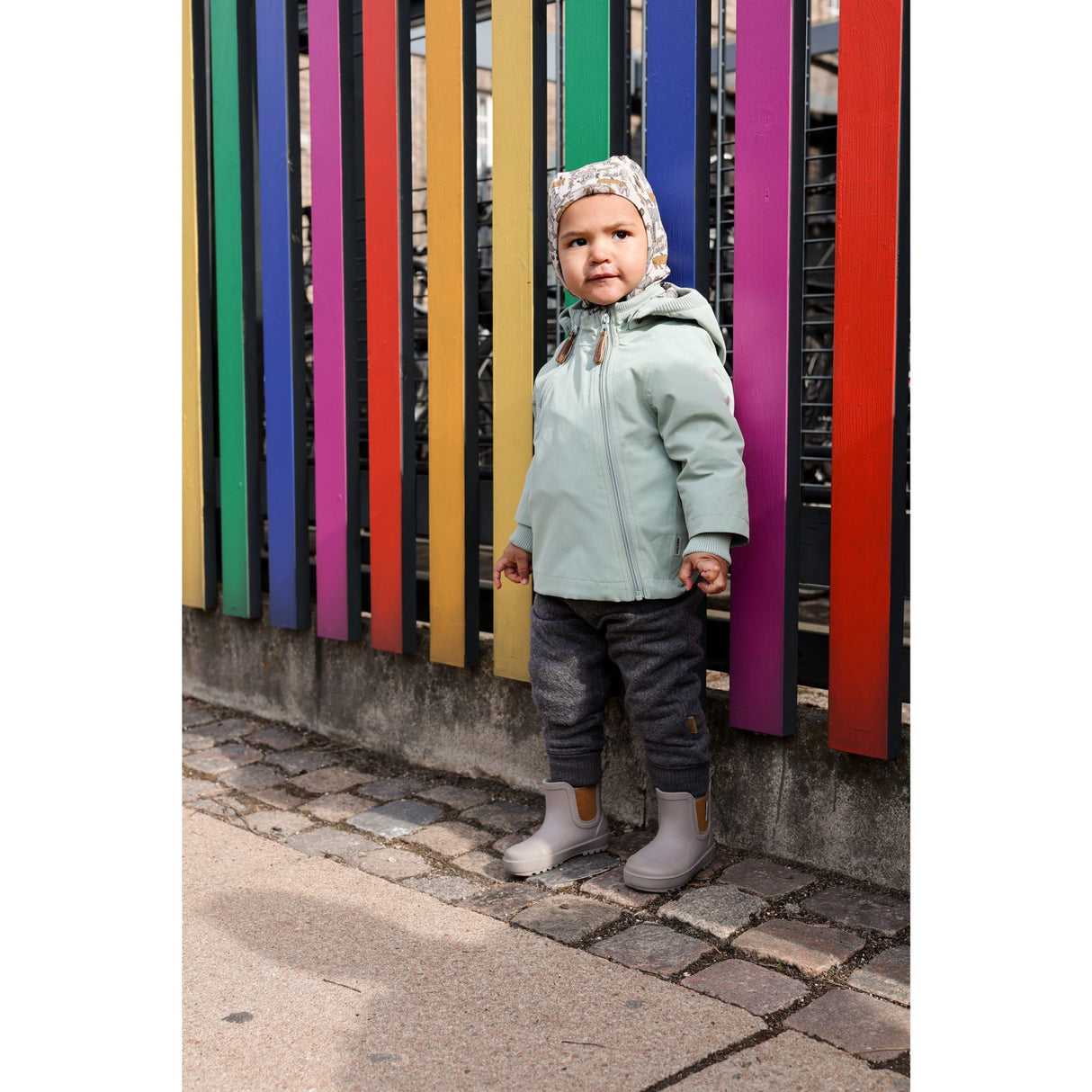 Mikk-Line Green Milieu Polyester Baby Jacket