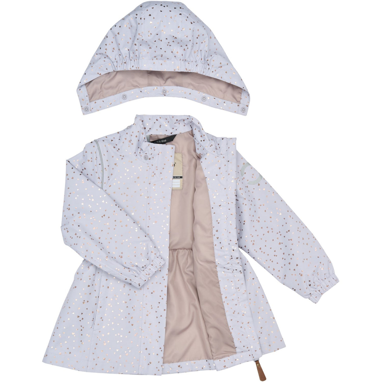 Mikk-Line Heart Sprinkle Foil AOP Shell Set