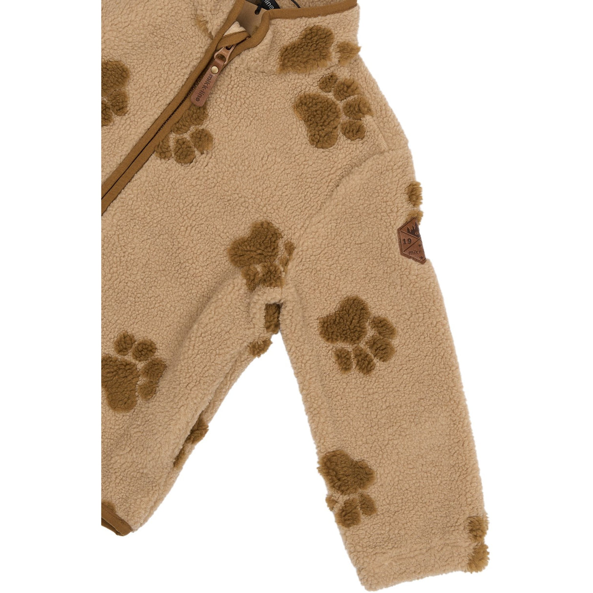 Mikk-Line Paw AOP Teddy Jacket 3D