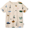 LIEWOOD Sailing / Sandy Apia Printed Shortsleeve T-Shirt