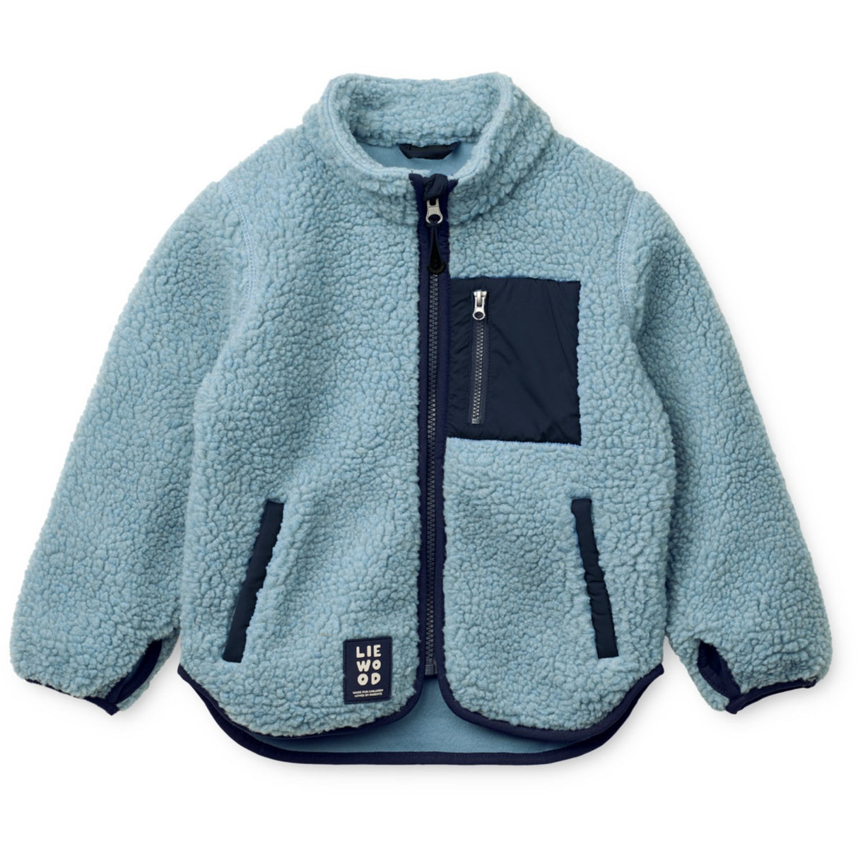 LIEWOOD Beach Blue Nolan Pile Jacket