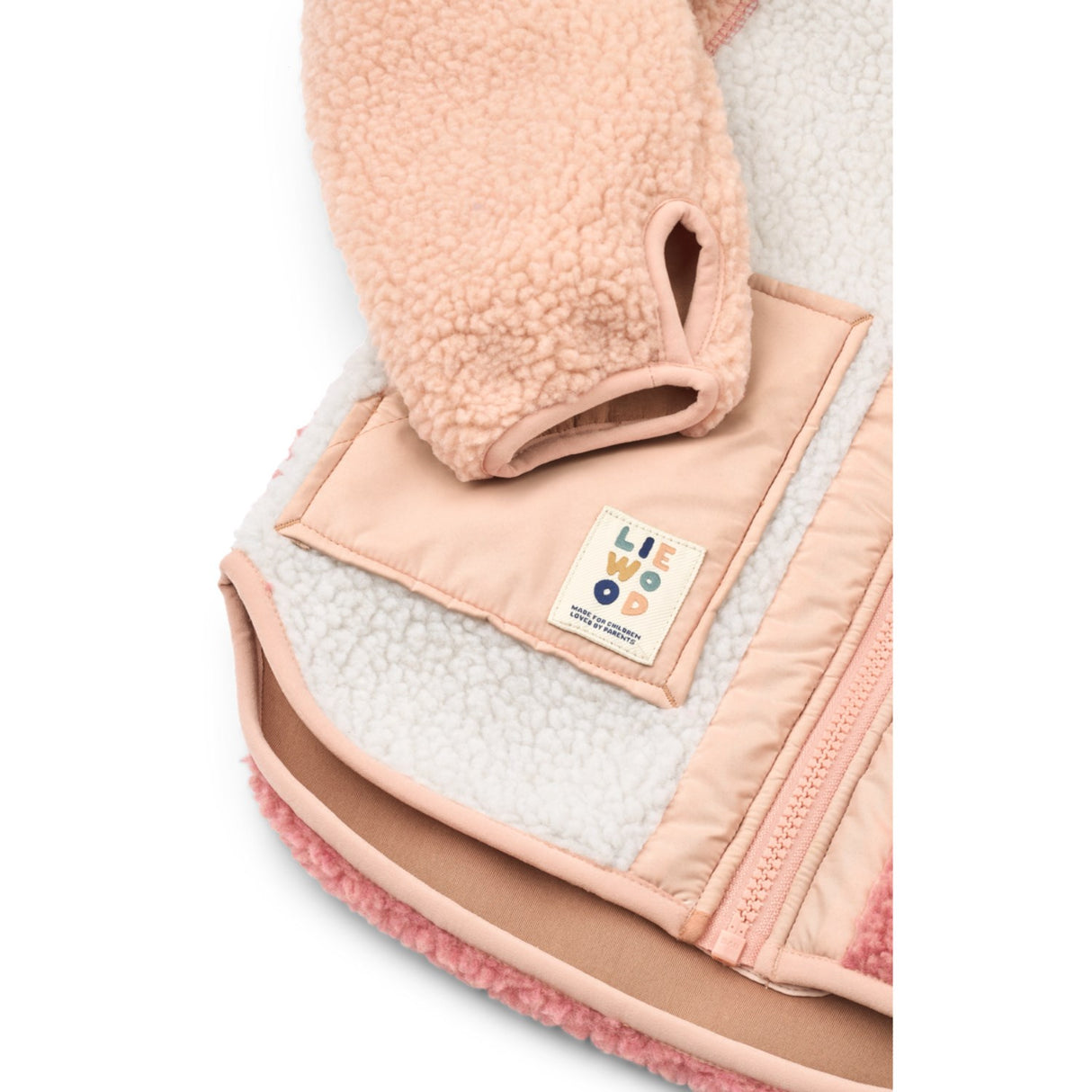 LIEWOOD Dusty Rose Multi Mix Noam Pile Jacket