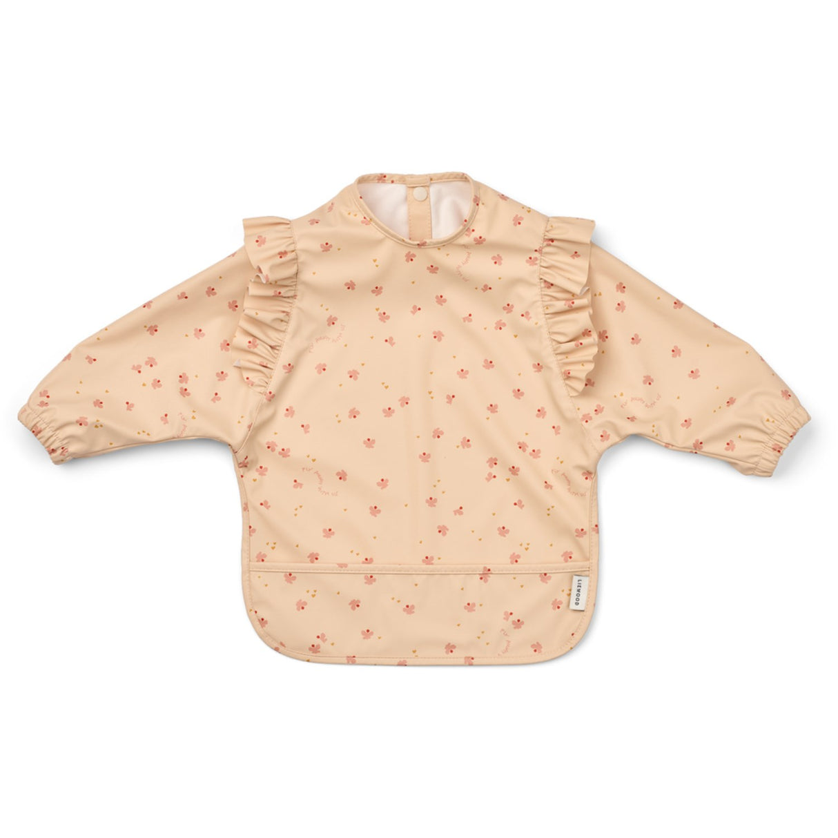 LIEWOOD Mini Butterfly / Apple Blossom Merle Ruffle Cape Bib
