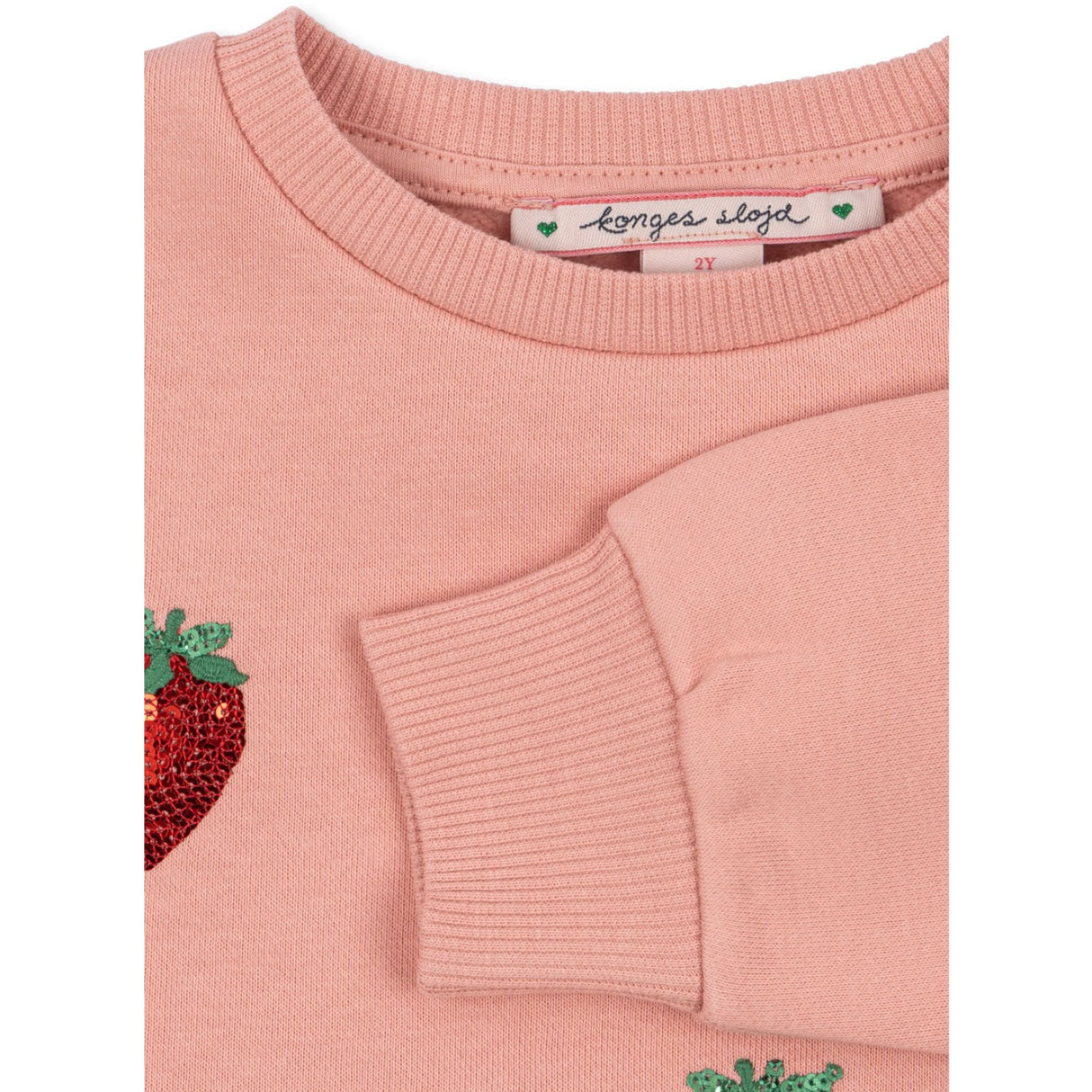 Konges Sløjd Mellow Rose Lou Sequin Sweat Shirt Ocs