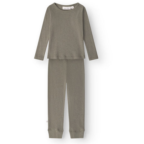 That's Mine Green Melange Christer Homewear Set