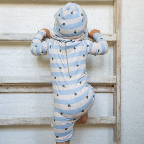 That's Mine Clover Stripes Sune Swim Onesie