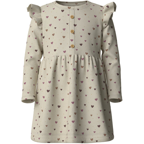 Name It Almond Milk Nmfhayla Ls Light Swe Dress